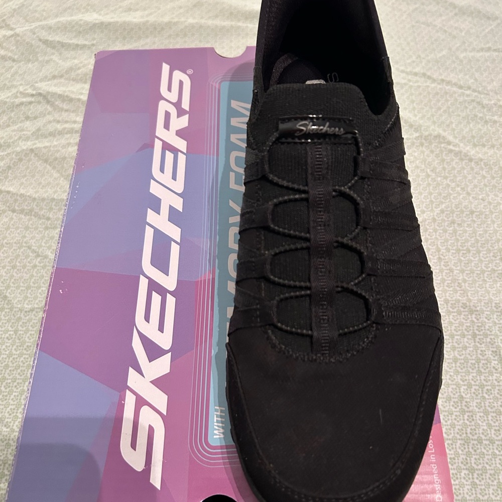 Skechers Black Memory Foam Sneakers